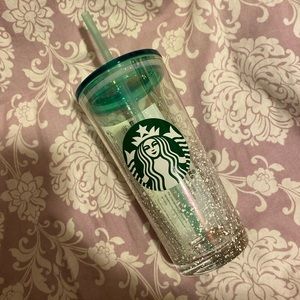 Starbucks 2020 Holiday Glass Snow Tumbler